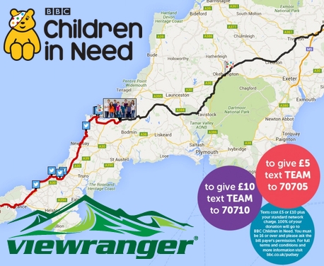 ViewRanger Helps Keep BBC Children in Need The One Show Rickshaw Challenge on Track