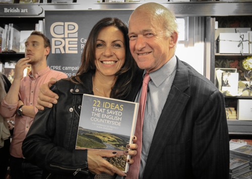 Julia Bradbury joins CPRE and Peter Waine for their book Launch at Hatchards Book Shop in Picadilly