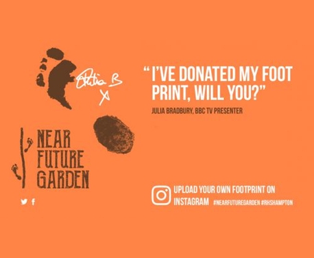 Julia Bradbury Supports Near Future Garden