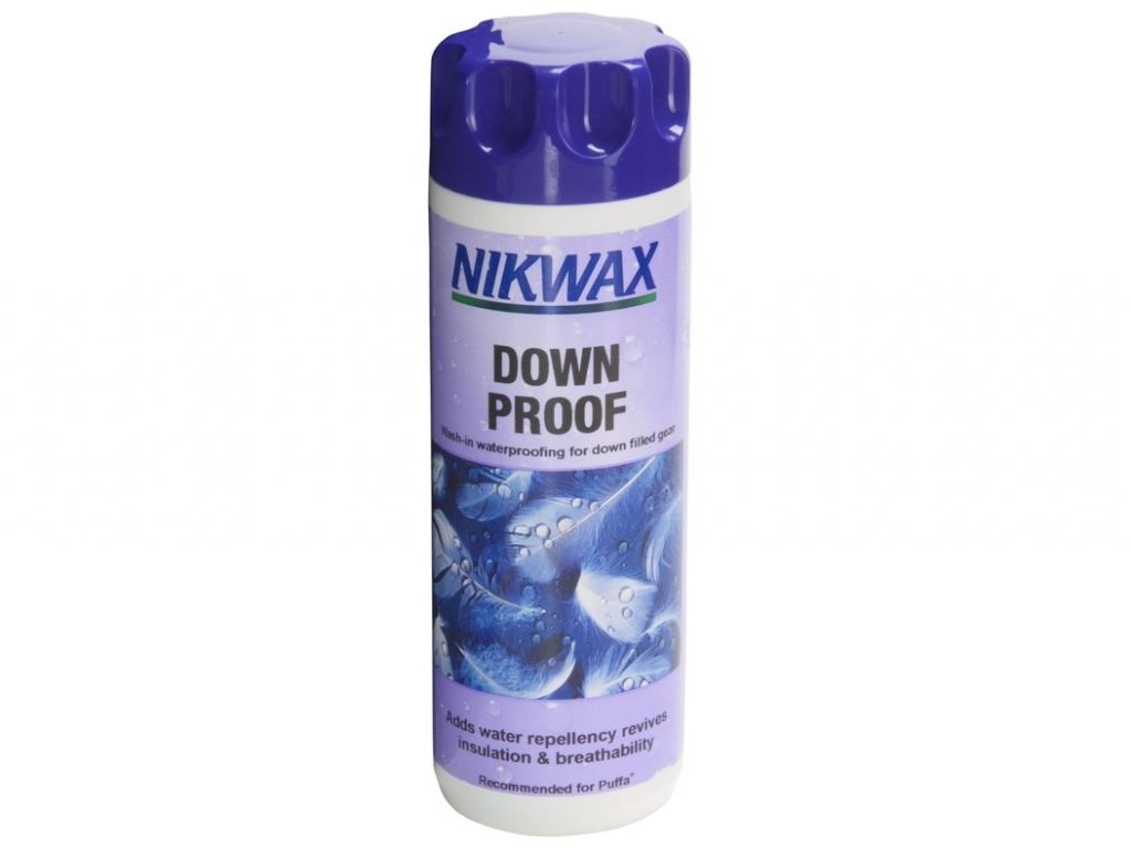 Easy to use, safe, high performance wash in waterproofing for down filled clothing and gear.

Adds Durable Water Repellency; reducing weight gain, maintaining the insulation and breathability of down filled items in cold and damp conditions.