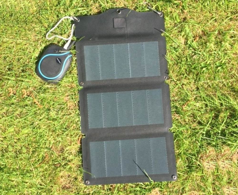 MSC ETFE CIGS Expedition 10W lightweight folding solar charger
This is a 10W/5V/2Amp highly efficient folding superior 'CIGS' light weight solar charger. This solar panel charger is ideal for use in a hostile environment and where weight is a priority, i.e. Expeditions, Climbing & Hiking. It is highly flexible and is designed for outdoor leisure.

The 2Amp 5v DC output will recharge any power bank or 5v USB device such as an iPhone, in direct sunlight. The USB solar controller will automatically protect against over or under charge.