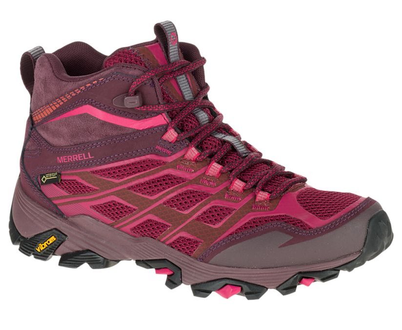 FIT + SUPERIOR TRACTION: All-day comfort in uncomfortable places with the same great out-of-the-box fit you expect from Moab, the FST Mid GORE-TEX® has updated athletic styling and a lighter midsole.

 	GORE-TEX® waterproof membrane repels moisture and enhances breathability for all activities
 	Leather/Mesh and TPU print upper
 	Traditional lace closure
 	Bellows tongue keeps debris out
 	Breathable mesh lining
 	Merrell M Select™ FIT.ECO blended EVA contoured footbeed with organic odor control
 	Molded nylon arch shank ...
