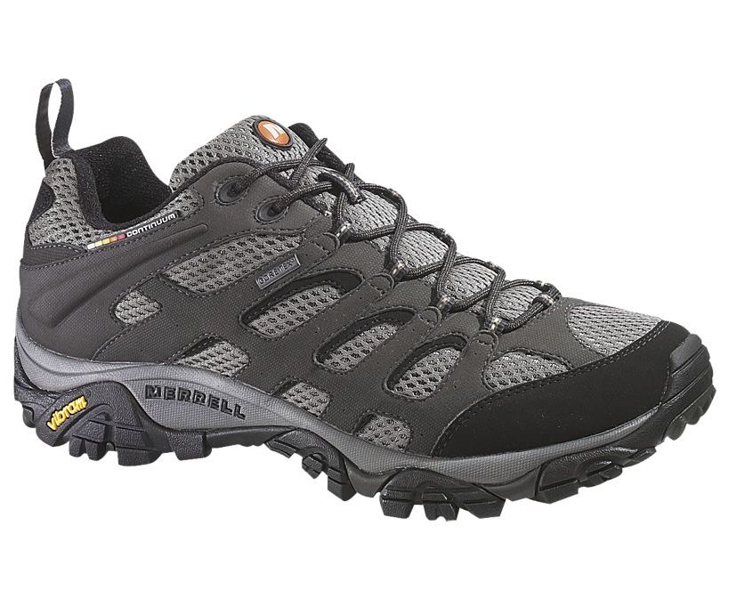 Be prepared for any adventure with the women’s Moab GORE-TEX® hiking shoes from Merrell. In this newest style of the Moab hiking shoe, the addition of Aegis antimicrobial-treated GORE-TEX® lining adds a new level of cloudburst protection and comfort.

Whether stomping through mountain streams, traipsing through morning dew or caught in a downpour, these GORE-TEX® hiking boots will keep you warm and dry on any trail, no matter what Mother Nature’s up to.