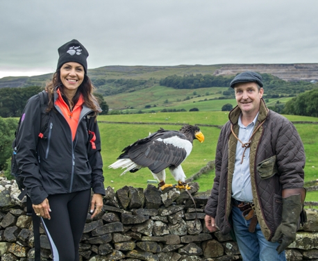 Behind the Scenes with Julia Bradbury and The Outdoor Guide filming Pen Y Ghent in the Yorkshire Dales.