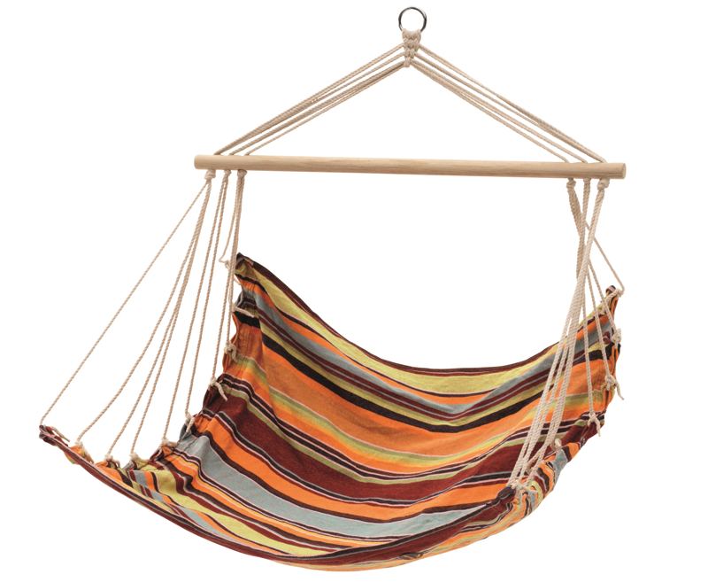 Matching the cool style of the folding furniture, Easy Camp Hammocks transform comfort on lazy afternoons on site or in the garden. Lying back on the durable, comfortable 100% cotton fabric, stable relaxation is assured. 

Each hammock has a handy carrybag for convenient storage and transport.