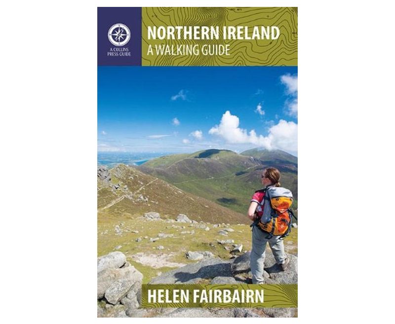 Northern Ireland - A Walking Guide, Helen Fairbairn 
This guide presents top-class walking routes in Northern Ireland. From rugged mountain peaks to spectacular coastal scenery, from challenging hill walks to shorter woodland and waterside excursions, there is something for everyone ...