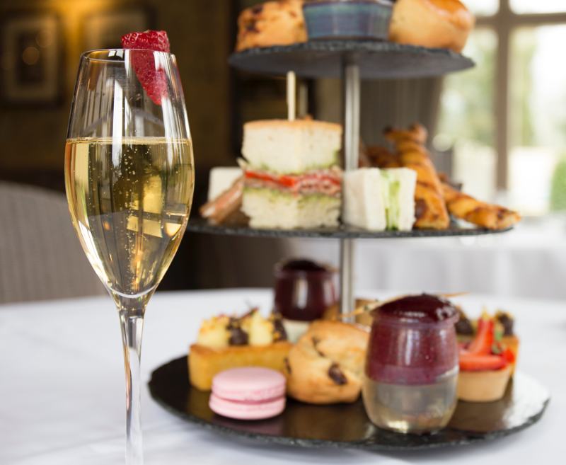 Treat yourself to our traditional afternoon tea, served every day between 2.00pm and 5pm. Featuring a selection of sandwiches and home baked sweet treats it’s the perfect reward following a morning in the great outdoors. Afternoon tea can be taken in the lounge, bar or out on the terrace should the weather permit.

What's more, you can make it extra special with a glass of fizz. Or for something a little more unusual add a cheeky glass of G&T from a range of gins matched with the best tonics.

 	£17.50 per person
 	Daily 2pm – 5pm
 	Booking advisable