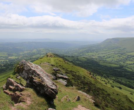 This is one of the most spectacular Black Mountains walks in South Wales. You can go to the summit of the Black Hill ...