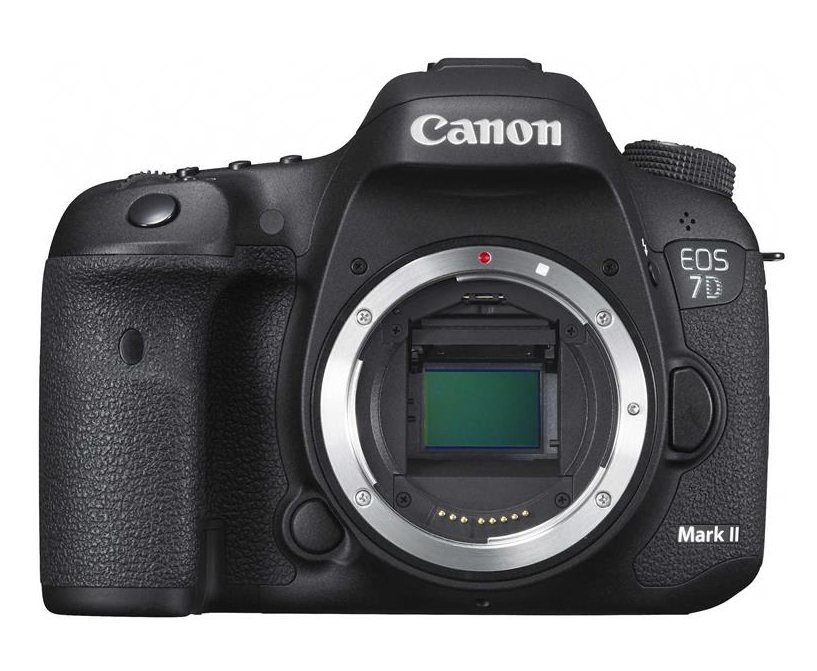 The Canon EOS 7D Mark II captures fantastic images with its 20.2MP sensor. Due to its 65-point AF and 10fps continuous shooting ability, it excels at focusing on subjects in motion, so is ideal for wildlife or sports photography.

 	20.2 megapixel APS-C sensor
 	Dual DIGIC 6 image processors
 	10 fps continuous shooting
 	65-point all cross type autofocusing
 	ISO 100-16,000 (expandable to 25,600)
 	Full HD 1080p video up to 60fps
 	Built-in GPS
 	Comes with Canon Wi-Fi Adapter W-E1 in the box for seamless backup or transfer of images.