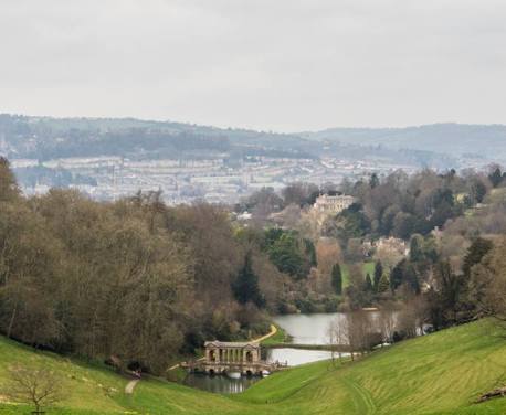 Only a short stroll from the city centre, enter another world, onto the skyline hills above Bath and beyond ...