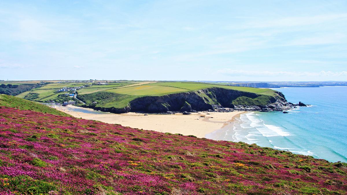 Mawgan Porth Beach To Harlyn Bay Walk, Cornwall 