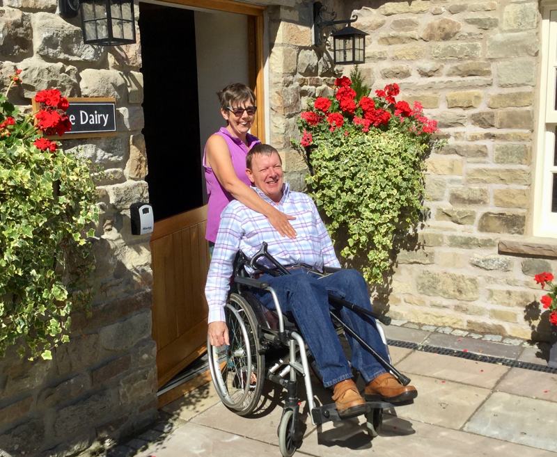 'The Dairy' is the first accommodation in the Yorkshire Dales to provide accessibility support for guests with mobility, hearing & visual requirements to the VisitEngland National Accessibility Scheme standards. If you don’t need these accessible facilities, the majority of them just disappear.
Runner-up in UK Blue Badge Style Awards 2017, celebrating exceptional venues with both style & accessibility, The Dairy aims to deliver a luxurious, relaxing stay, regardless of whether a guest is able-bodied or not.
We want to offer the red carpet, not a red emergency cord, we call 'Accessible Luxury’; a premium hospitality experience, at an accessible price, that's accessible to all, discussing your personal requirements with you.
