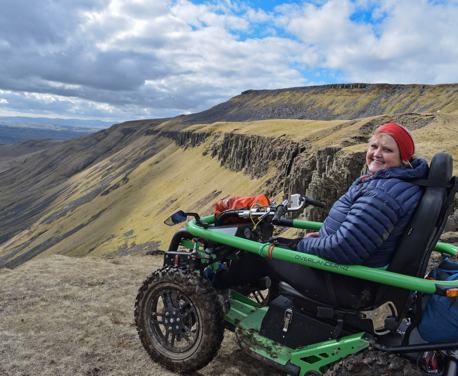 Debbie North, AccessTOG’s Ambassador takes on this walk to High Cup Nick in her 4x4 wheelchair. ...