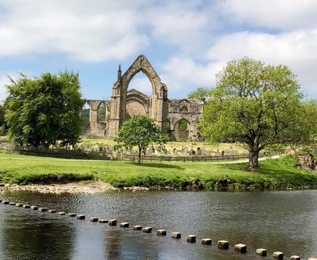 This is an accessible walk around Bolton Abbey Estate. A suggested route by Peter Lau and Steve Richings.