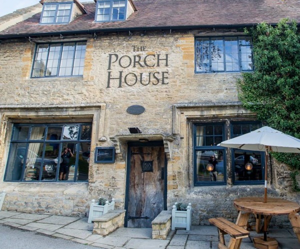 Set among the rolling green hills and honey-coloured stone villages of the Cotswolds, The Porch House is an ancient pub offering great food, beer and accommodation for anyone exploring this stunning part of England.