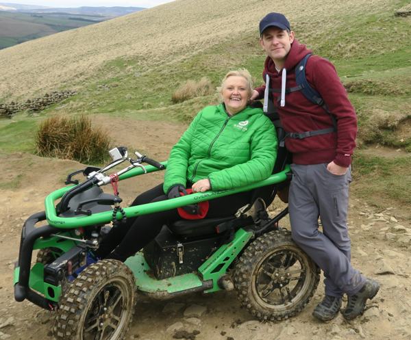 AccessTOG Ambassador Debbie North heads up the bridlepath to celebrate with Countryfile’s