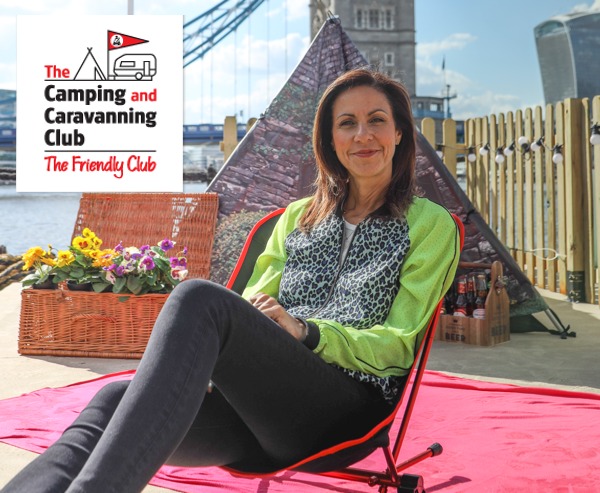 Julia sleeps on Thames for National Camping and Caravanning Week (NCCW) ...