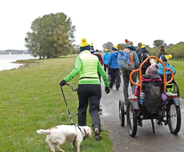 AccessTOG’s Debbie North leads a ramble to celebrate GetOutside Day around Rutland Water ...