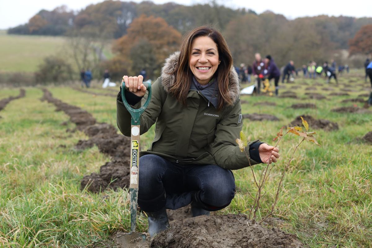 Peoples Forest-pic-7 Planting the Young People’s Forest