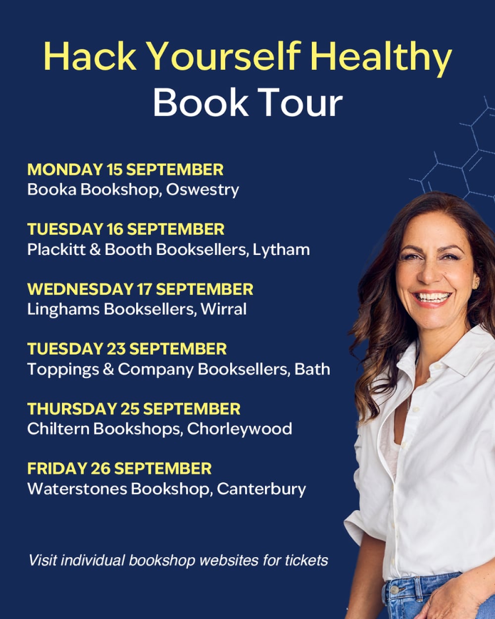 Hack Yourself Healthy Book Tour